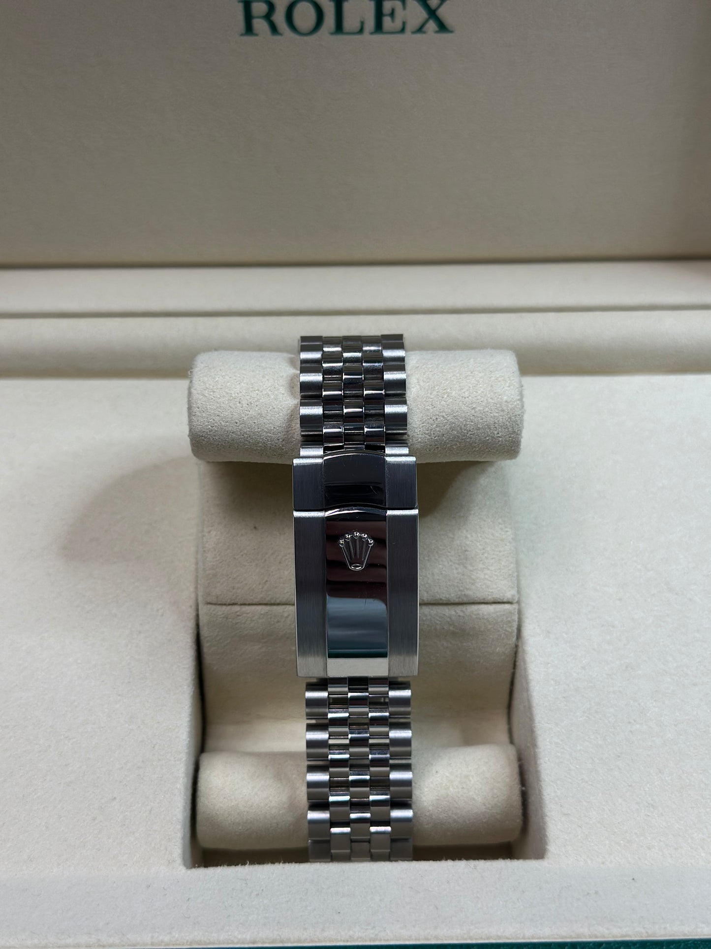 Rolex Datejust 41 Dark Rhodium Diamond Dial on Jubilee 126334 Papers 2022