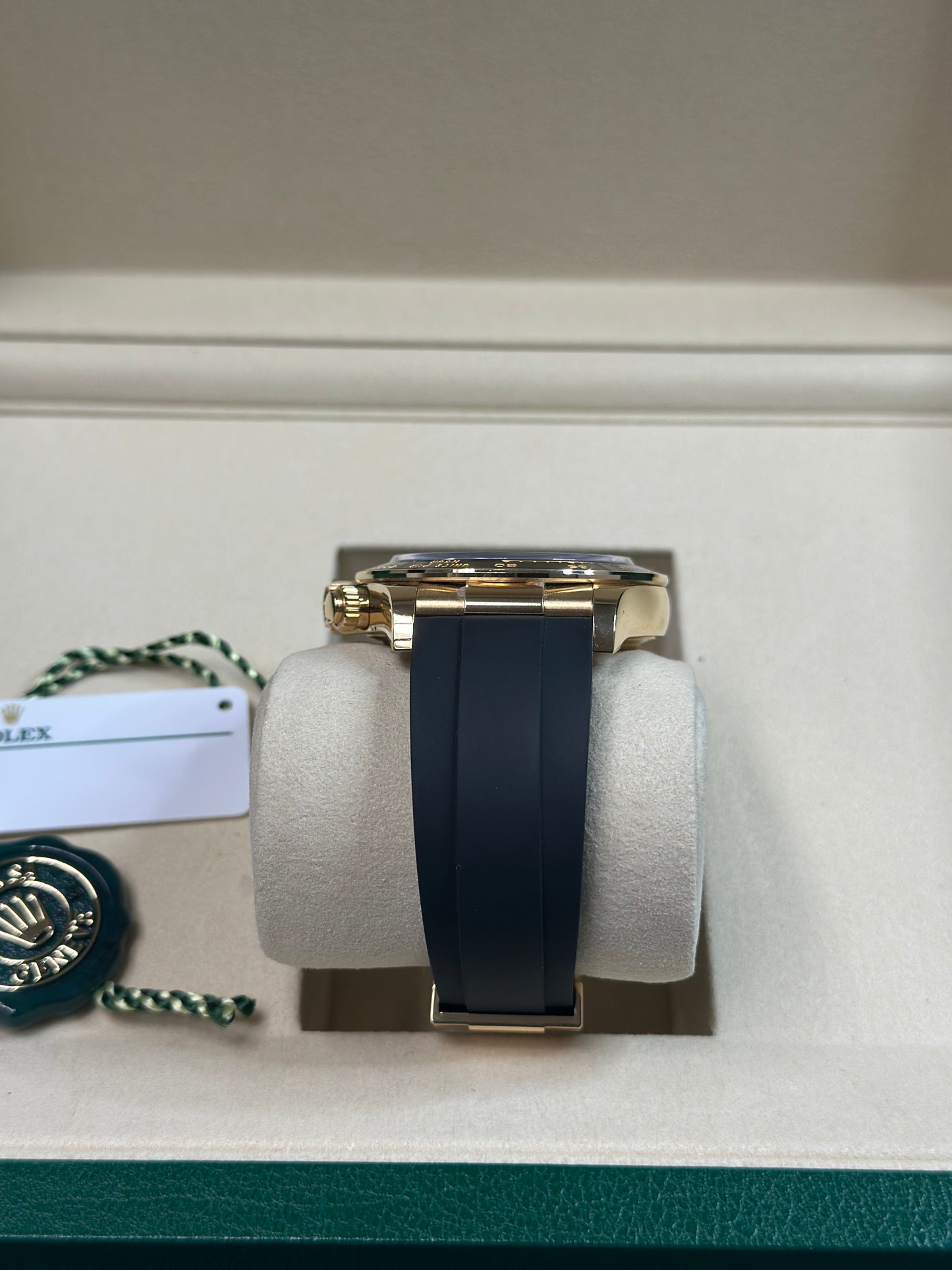 Rolex Daytona Black And Golden Diamond Dial on Oysterflex 126518LN Papers 2026
