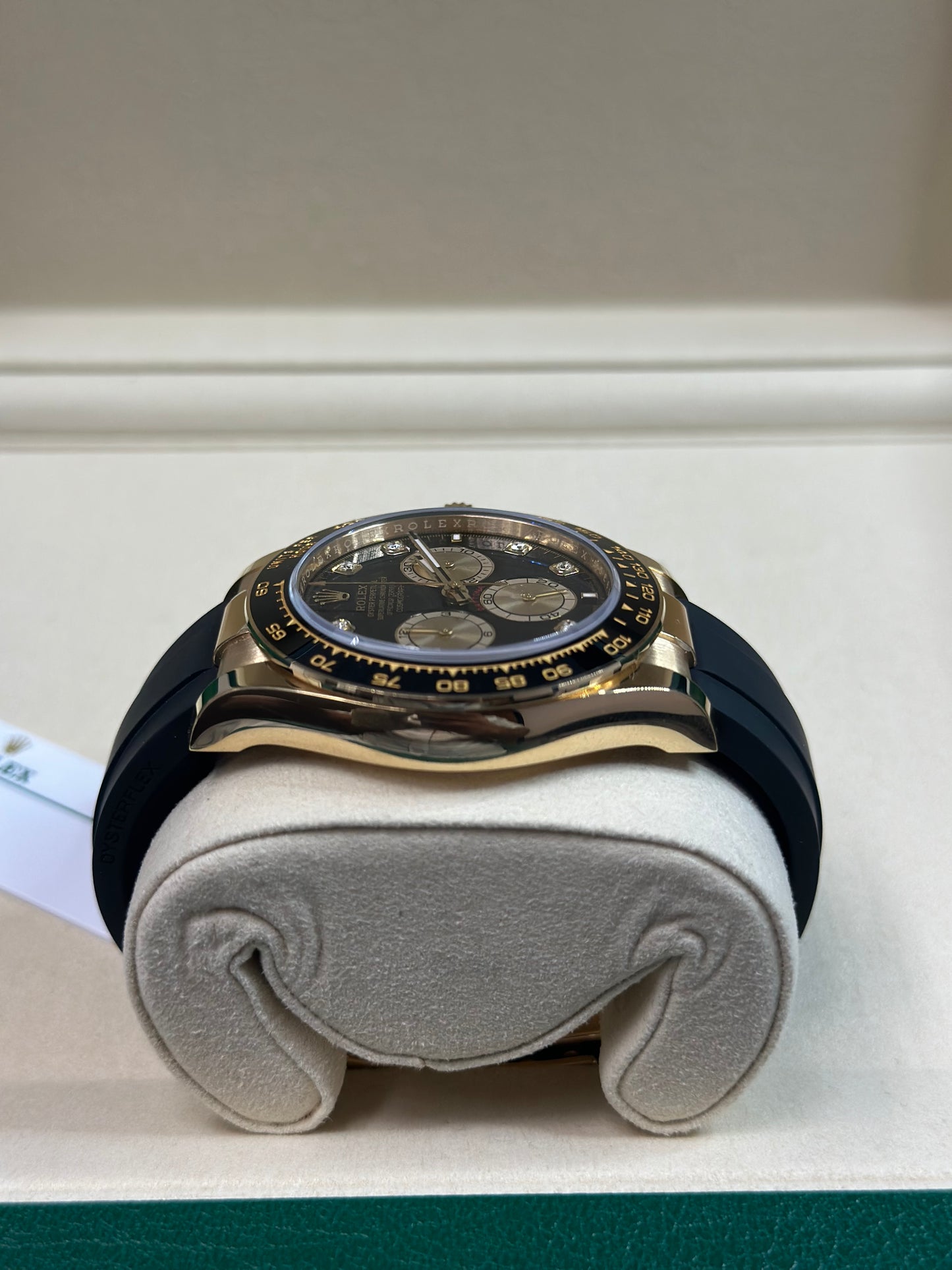 Rolex Daytona Black And Golden Diamond Dial on Oysterflex 126518LN Papers 2026