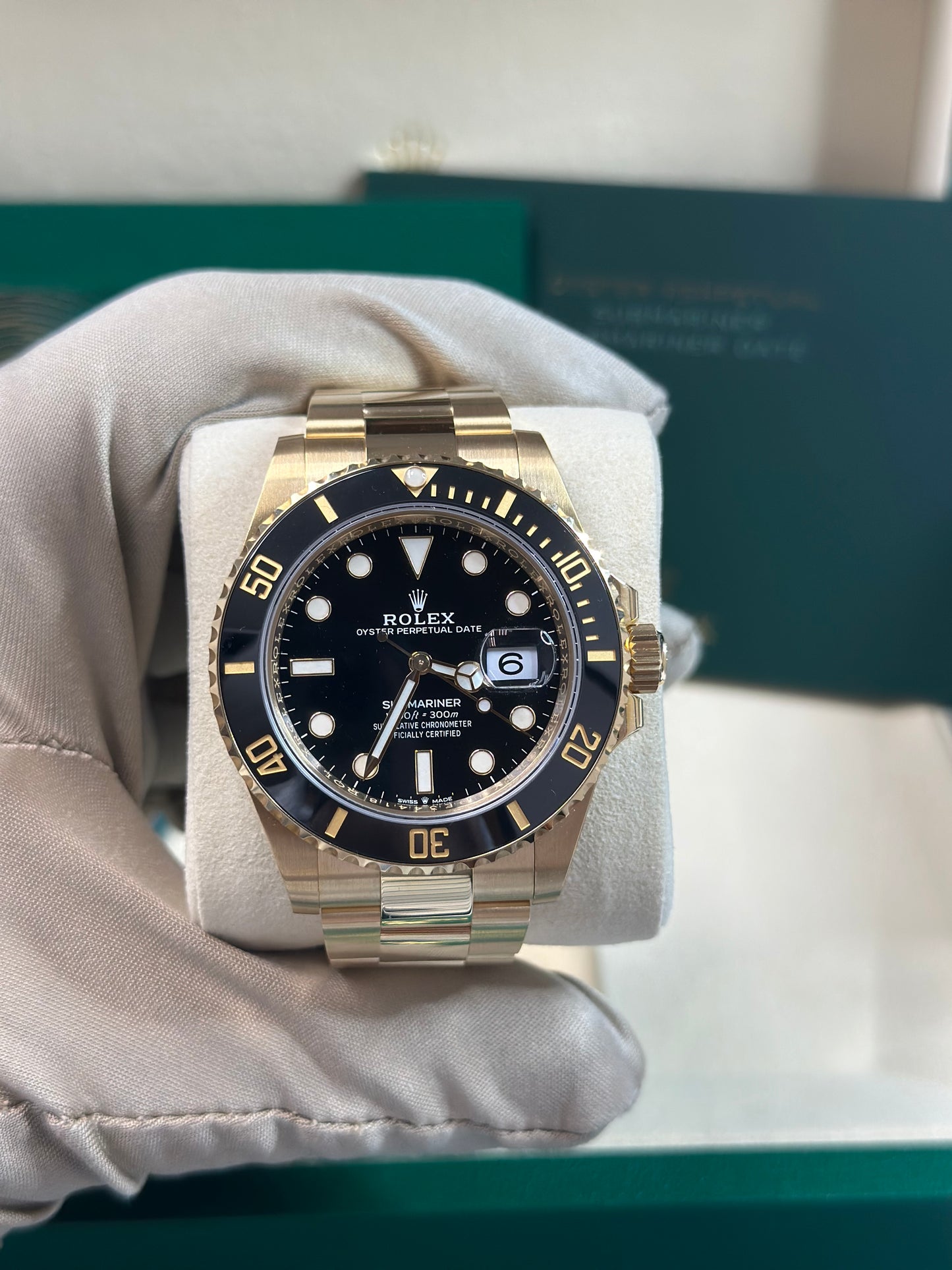 Rolex Submariner Black Dial on Oyster 126618LN Papers 2021