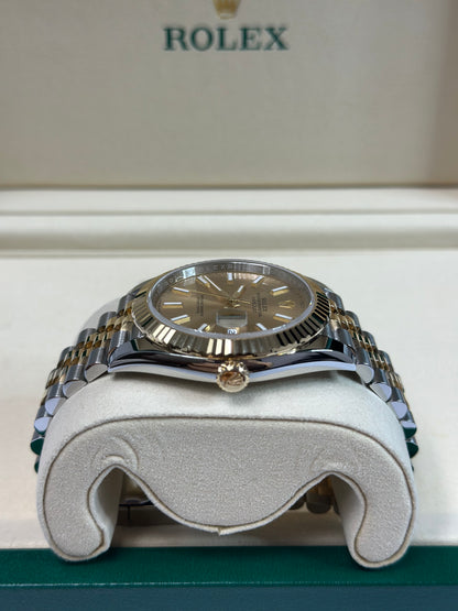Rolex Datejust 41 Champagne Index Dial on Jubilee 126333 Papers 2026