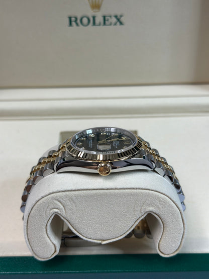 Rolex Datejust 36 Black Diamond Dial on Jubilee 126233 Papers 2026