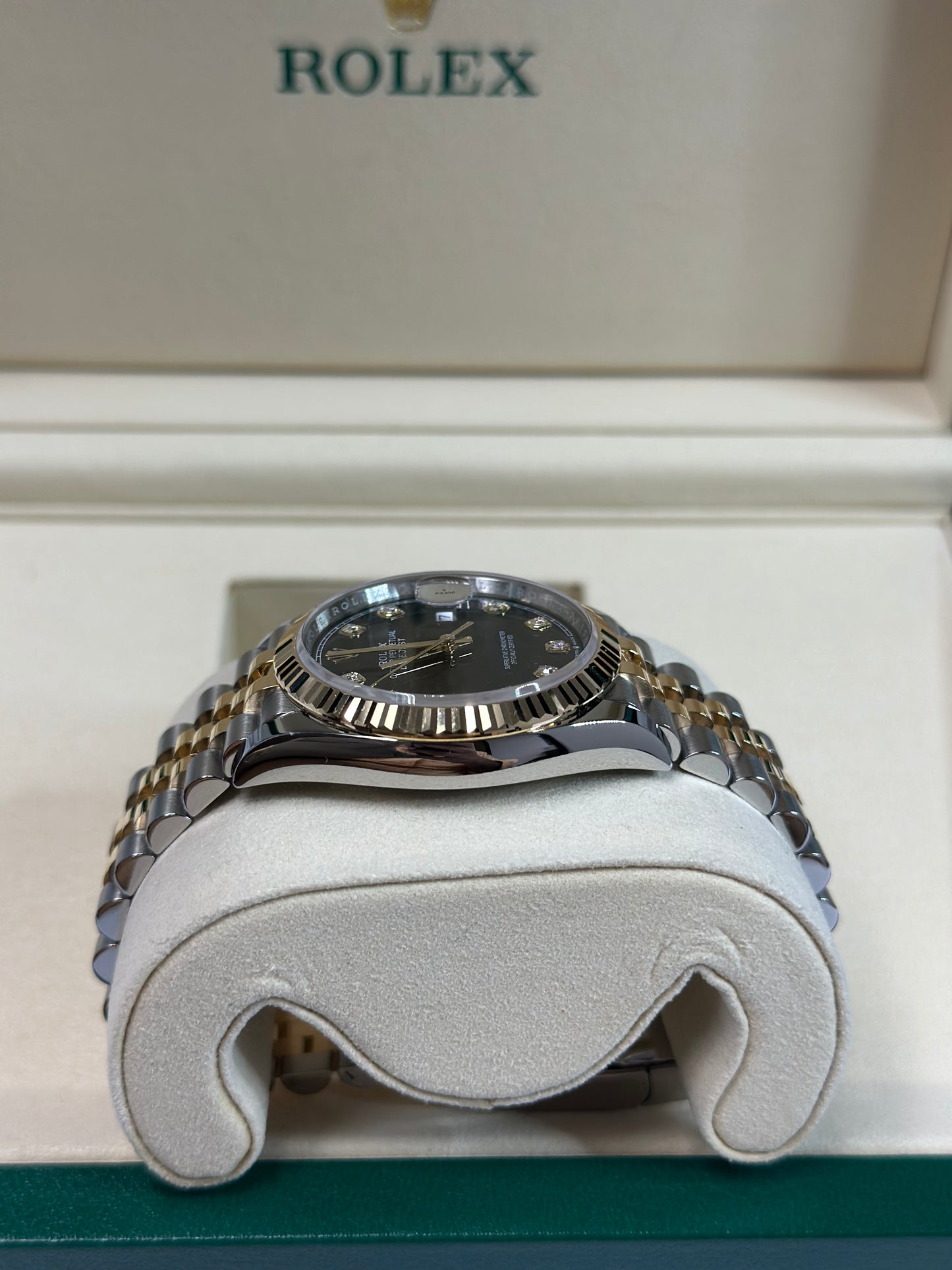 Rolex Datejust 36 Black Diamond Dial on Jubilee 126233 Papers 2026