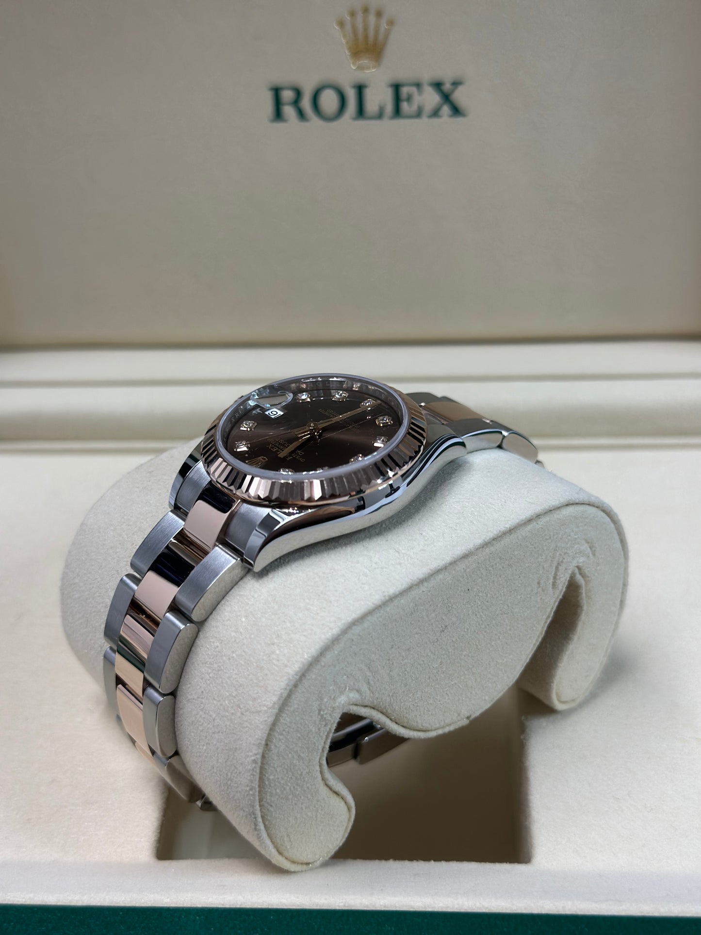 Rolex Datejust 31 CHOCOLATE DIAMOND Dial on Oyster 278271 Papers 2026