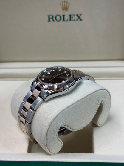 Rolex Datejust 31 CHOCOLATE DIAMOND Dial on Oyster 278271 Papers 2026