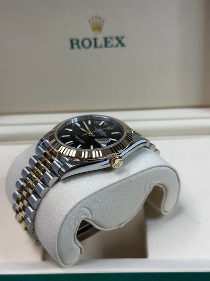 Rolex Datejust 41 Black Index Dial on Jubilee 126333 Papers 2026