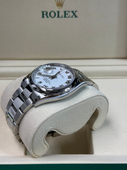 Rolex Datejust 36 White Roman Dial on Oyster 126200 Papers 2026