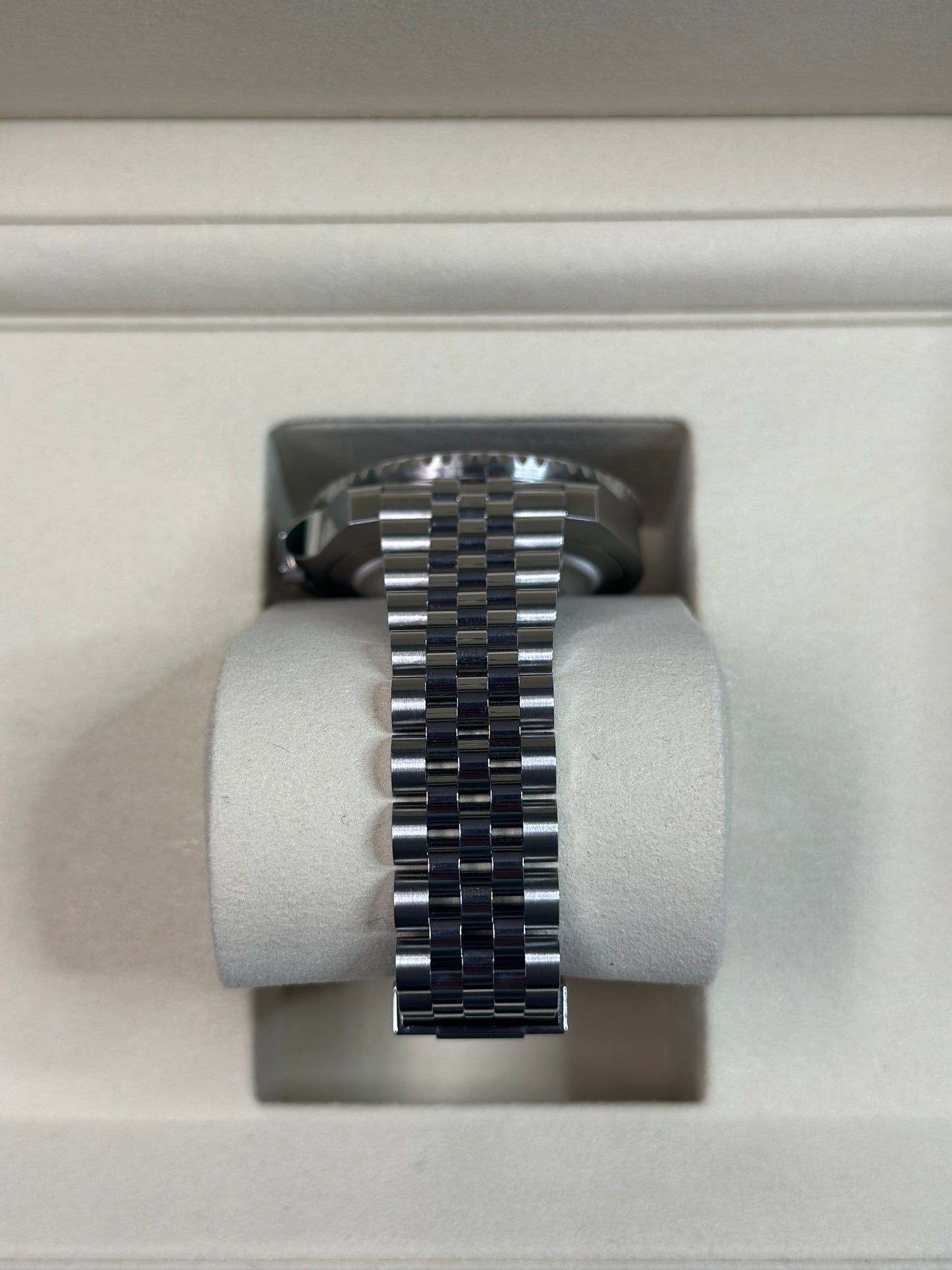 Rolex GMT-Master II Pepsi Black Dial on Oyster 126710BLRO Papers 2024