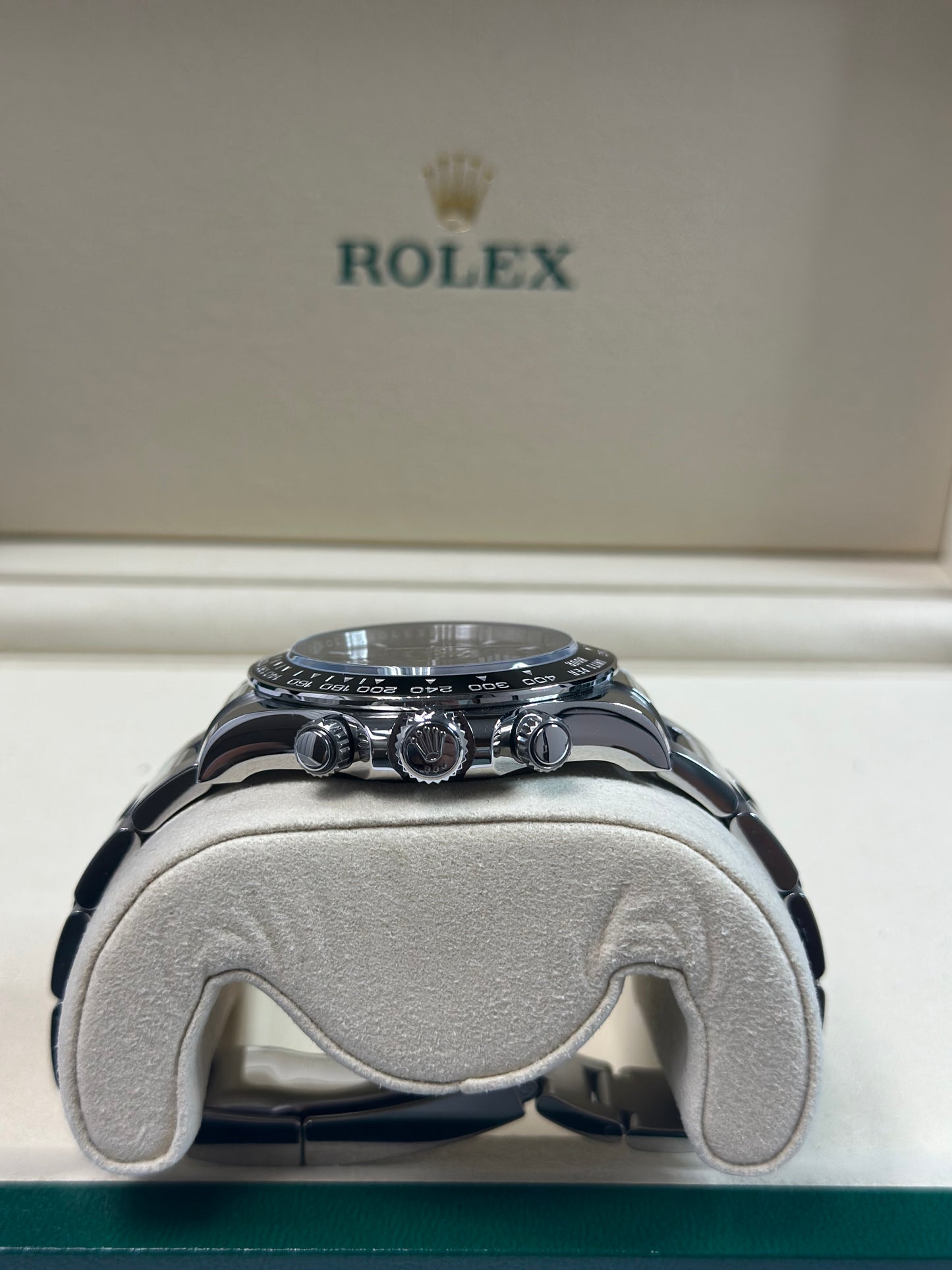 Rolex Daytona Black Index Dial on Oyster 126500LN Papers 2026