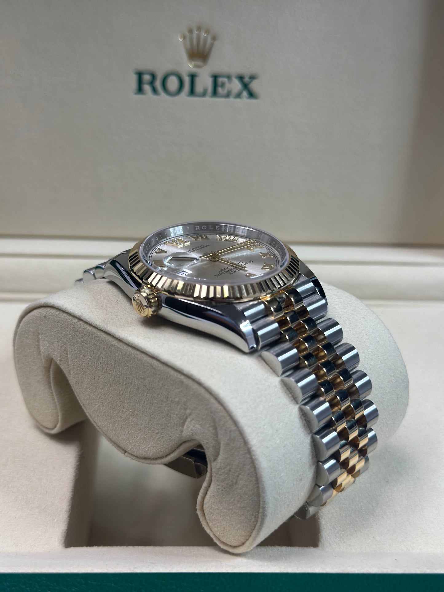 Rolex Datejust 36 SILVER Roman diamond six & nine Dial on Jubilee 126233 Papers 2026