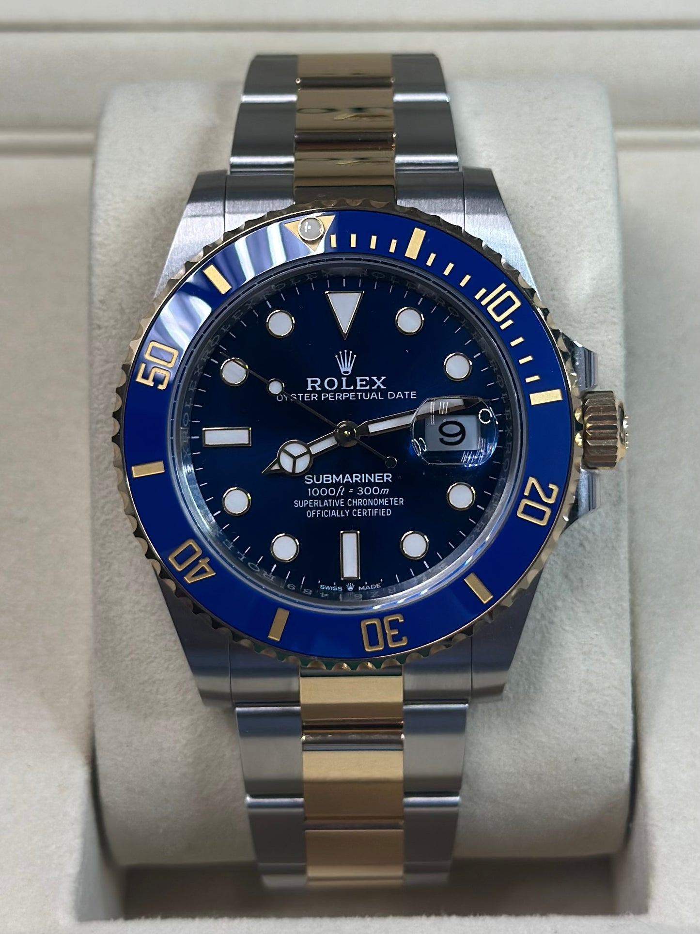 Rolex Submariner Blue Dial on Oyster 126613LB Papers 2026