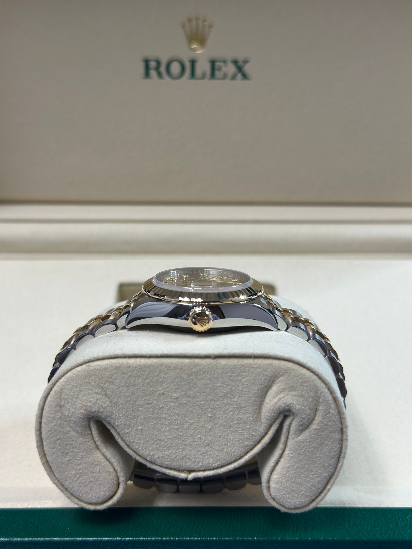 Rolex Datejust Lady Champagne Diamond Dial on Jubilee 279173 Papers 2026