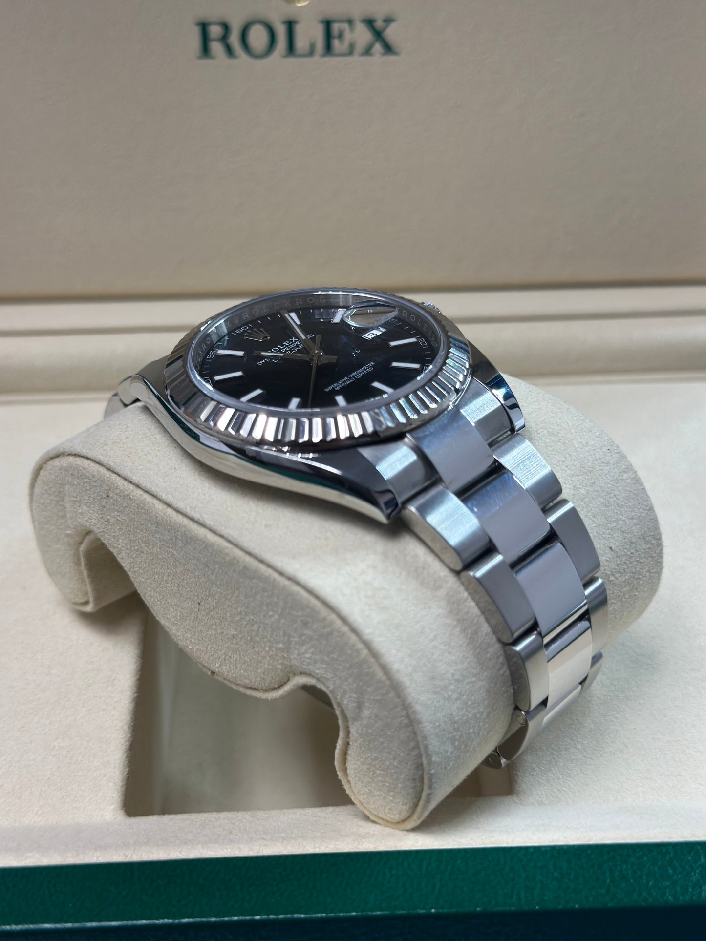 Rolex Datejust 41 Blue Index Dial on Oyster 126334 Papers 2023