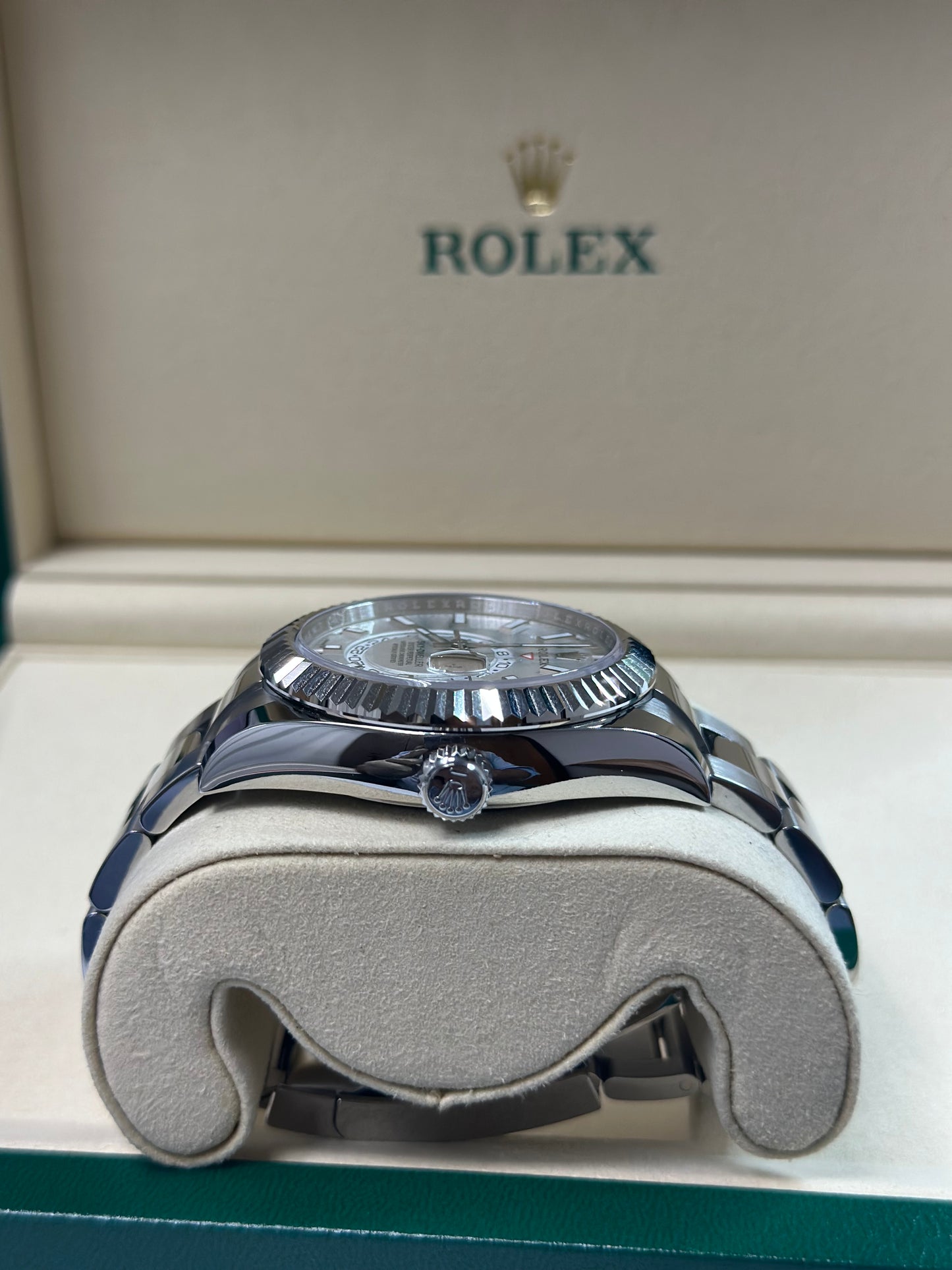Rolex SkyDweller White Index Dial on Oyster 336934 Papers 2025