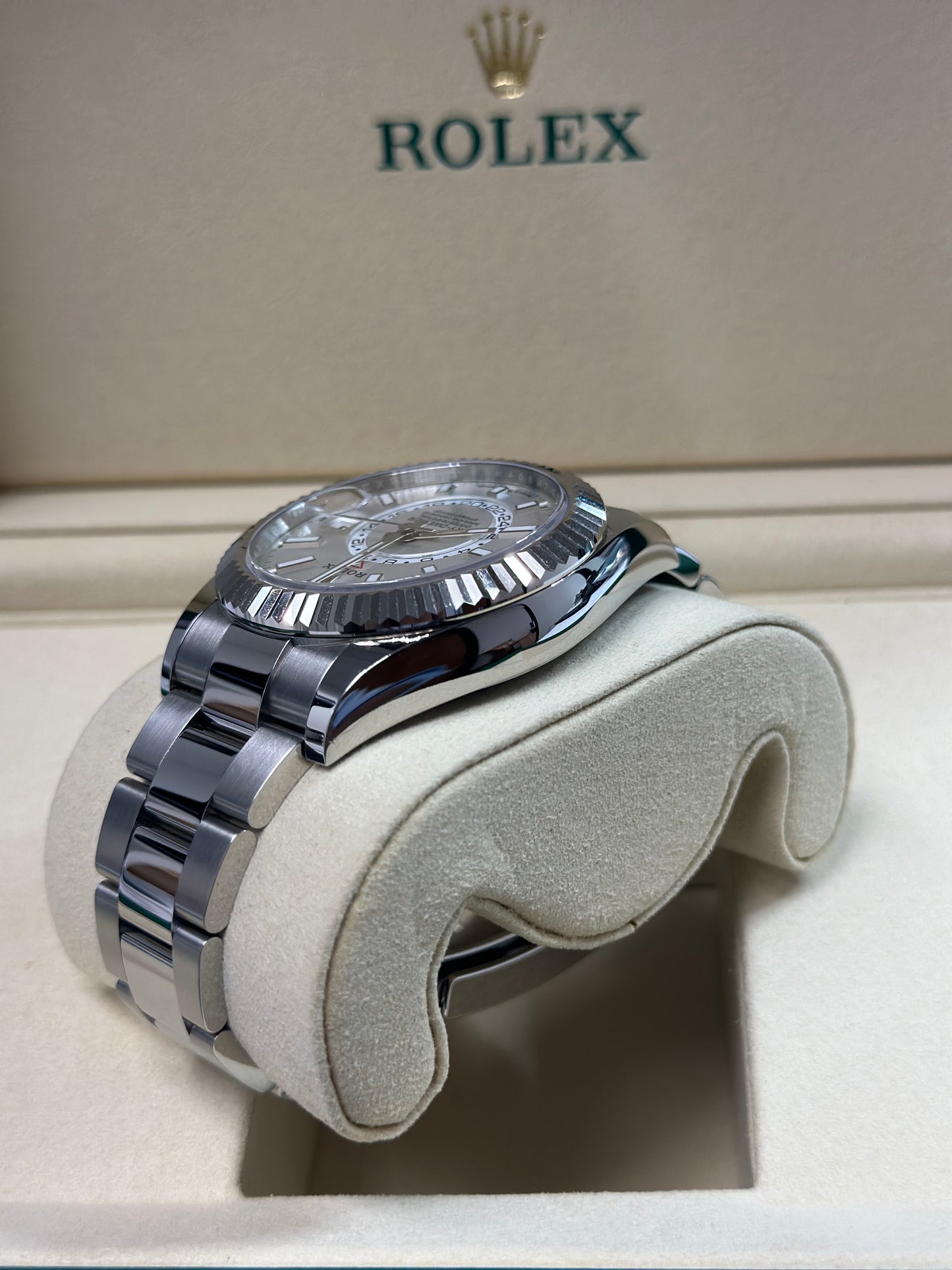 Rolex SkyDweller White Index Dial on Oyster 336934 Papers 2025
