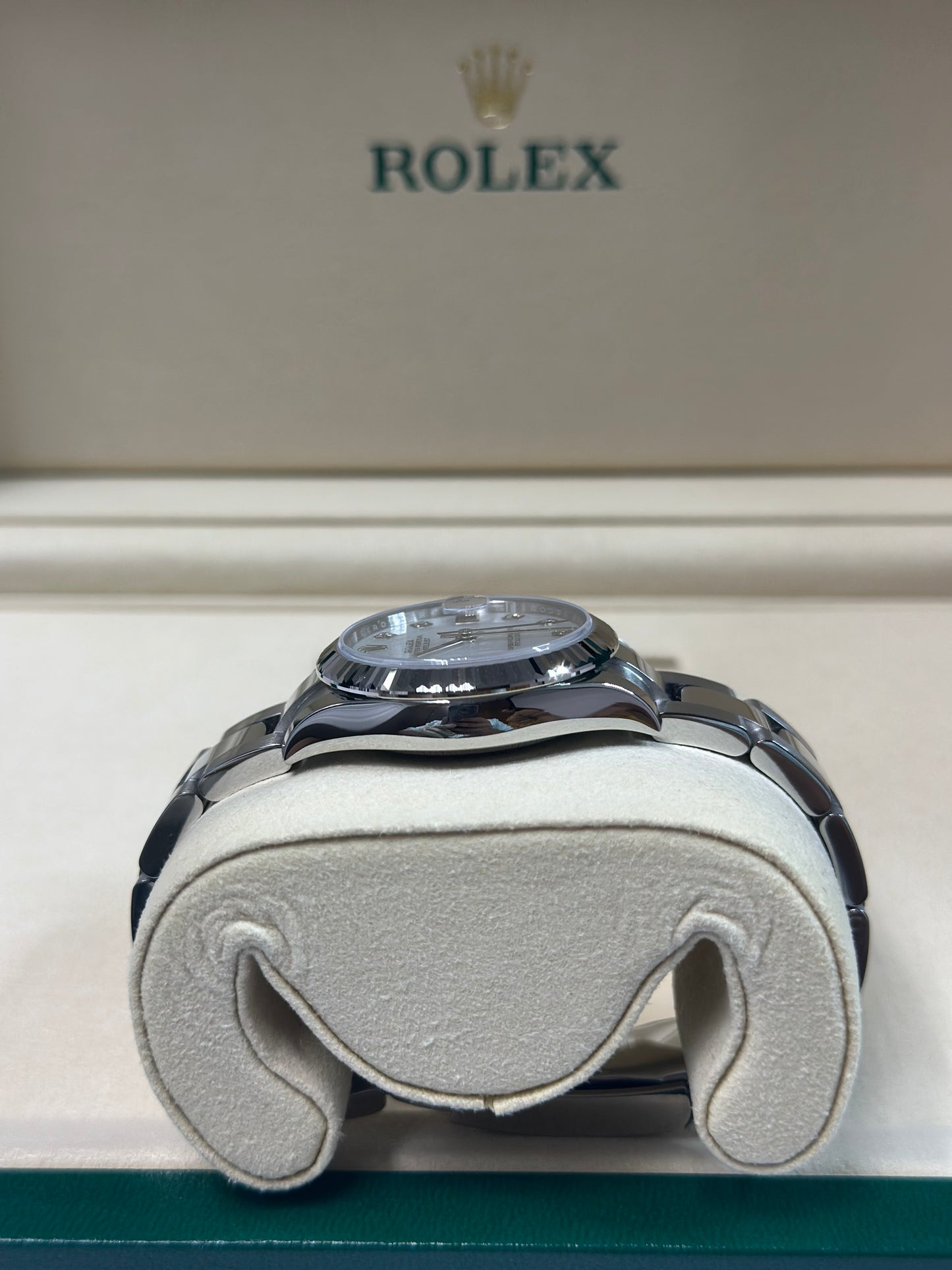 Rolex Datejust 31 White Mother-Of-Pearl Diamond Dial on Oyster 278274 Papers 2026