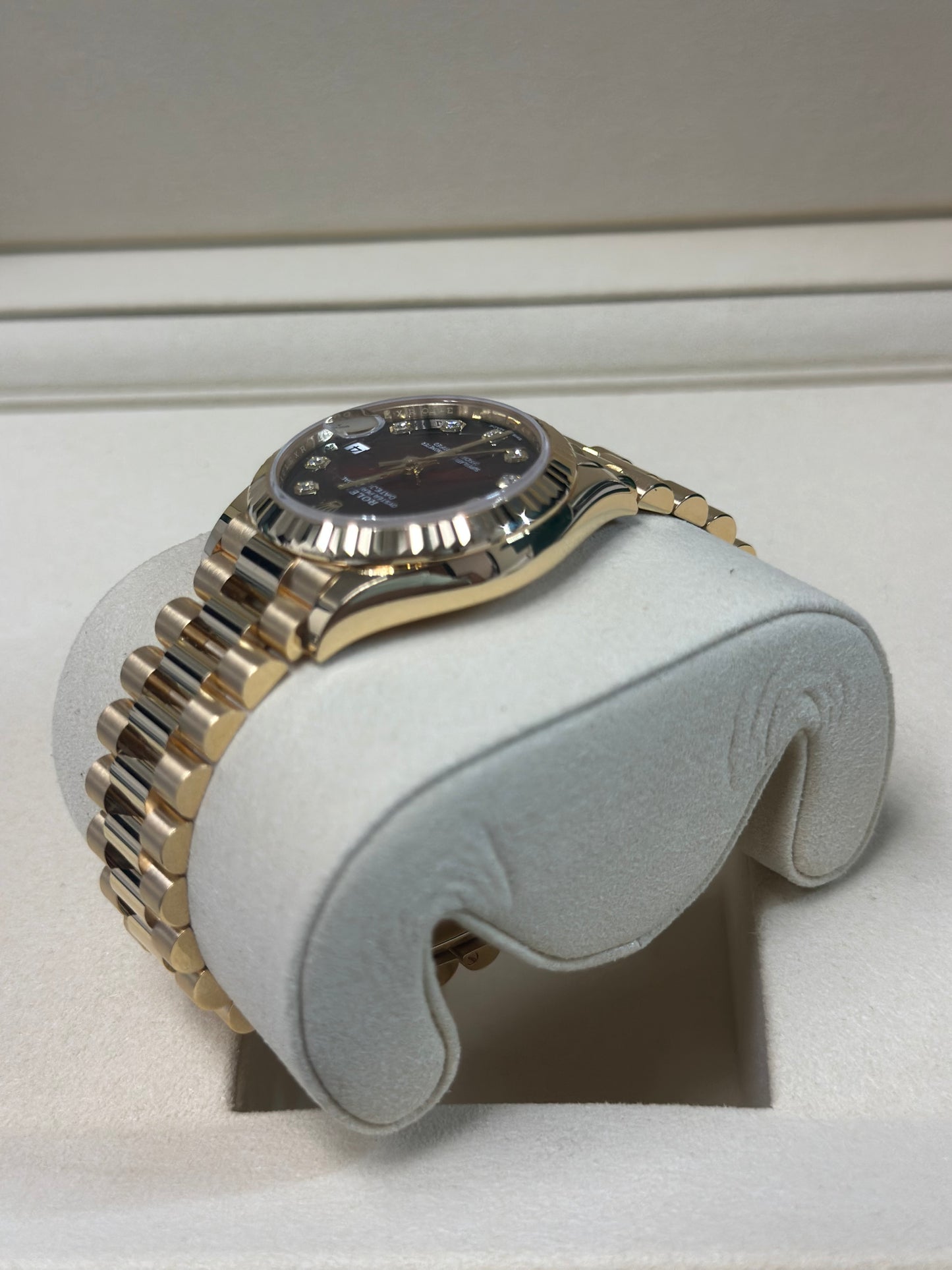 Rolex Datejust 31 Red Ombre Dial on President 278278 Papers 2026