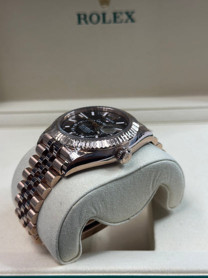 Rolex SkyDweller Chocolate Dial on Jubilee 336935 Papers 2024