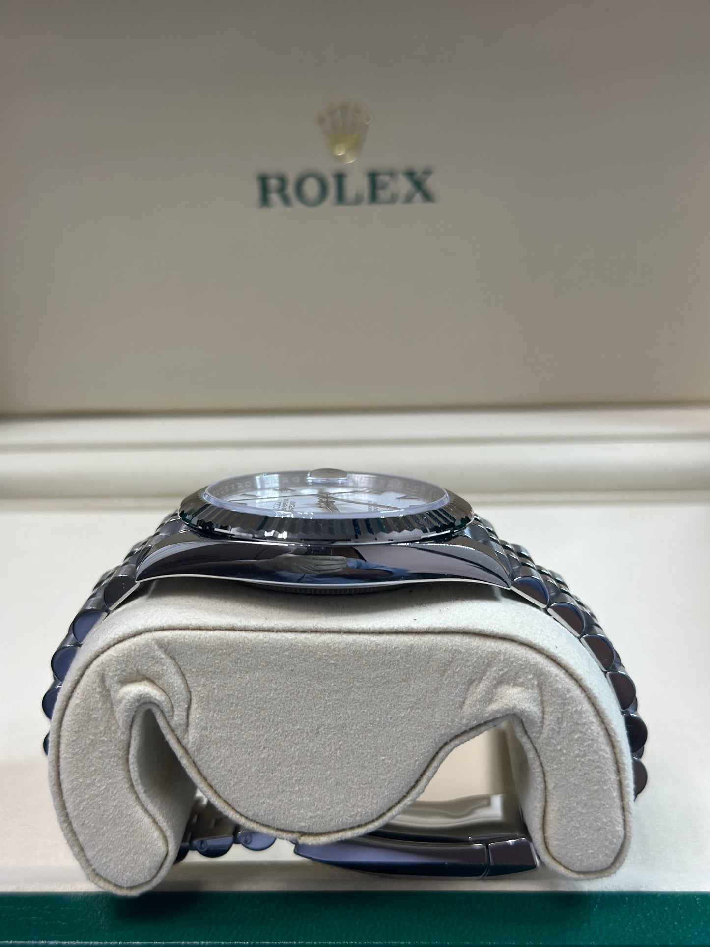 Rolex Datejust 41 White Roman Dial on Jubilee 126334 Papers 2026
