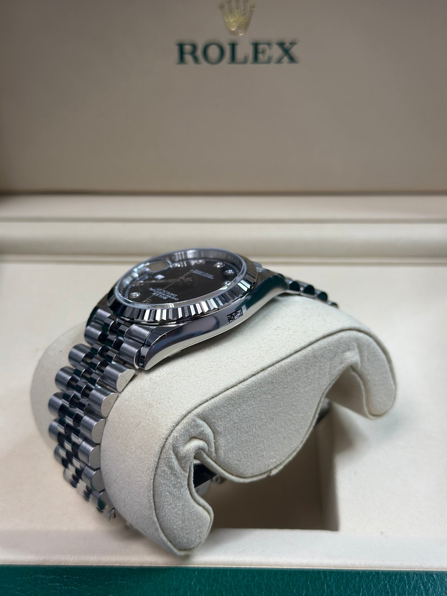 Rolex Datejust 36 Black Diamond Dial on Jubilee 126234 Papers 2026