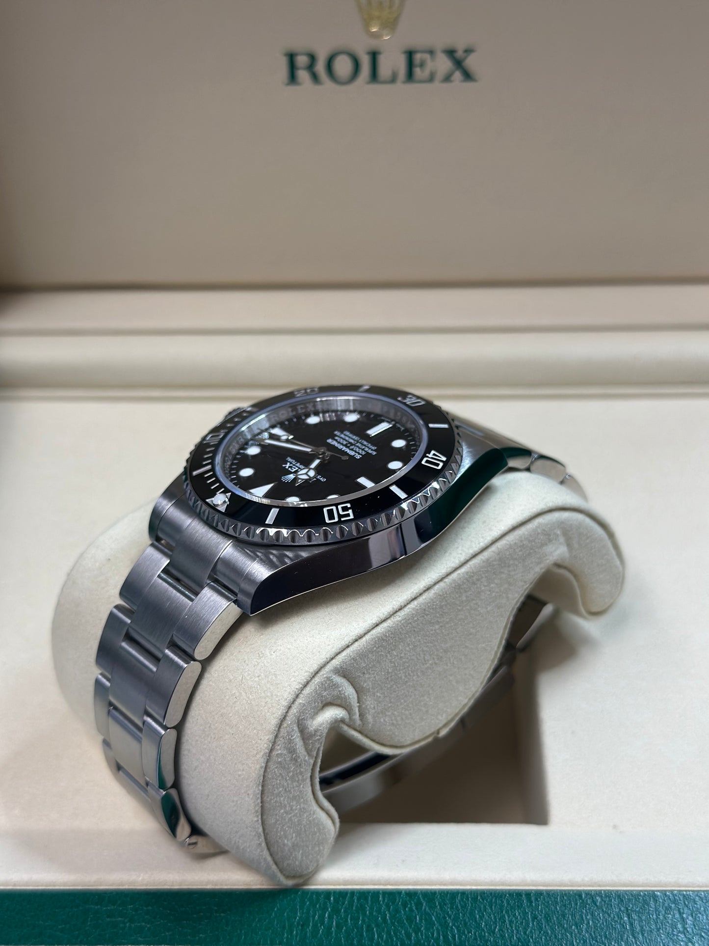 Rolex Submariner No-Date Black Dial on Oyster 124060 Papers 2025