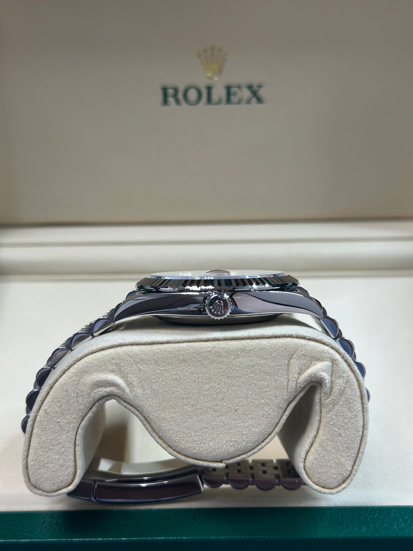 Rolex Datejust 41 Silver Index Dial on Jubilee 126334 Papers 2017