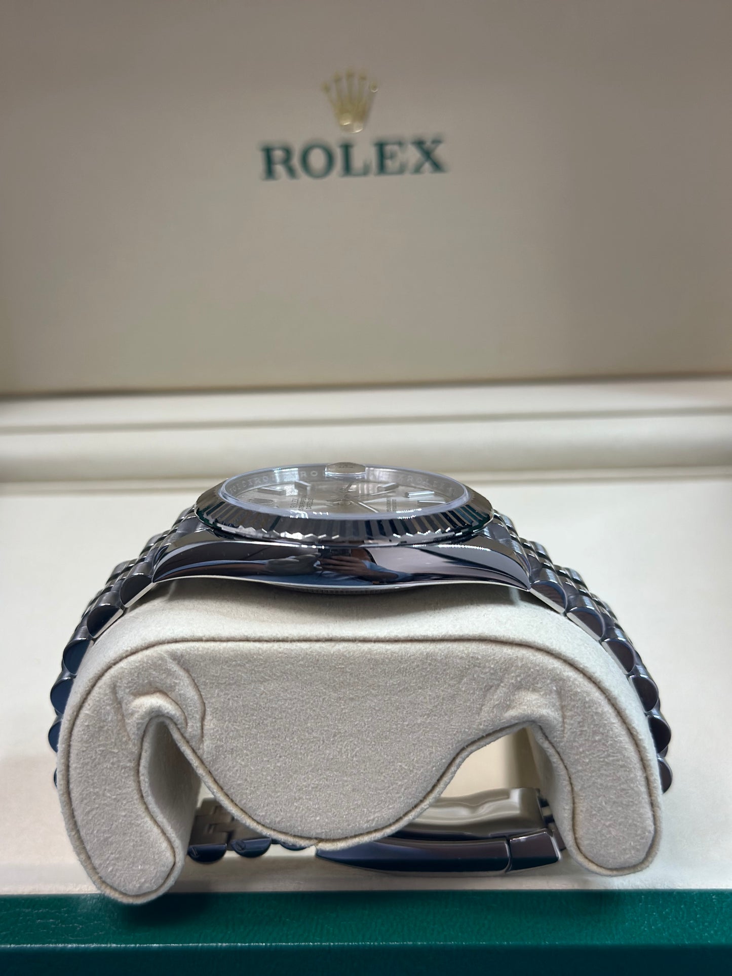 Rolex Datejust 41 Silver Index Dial on Jubilee 126334 Papers 2017