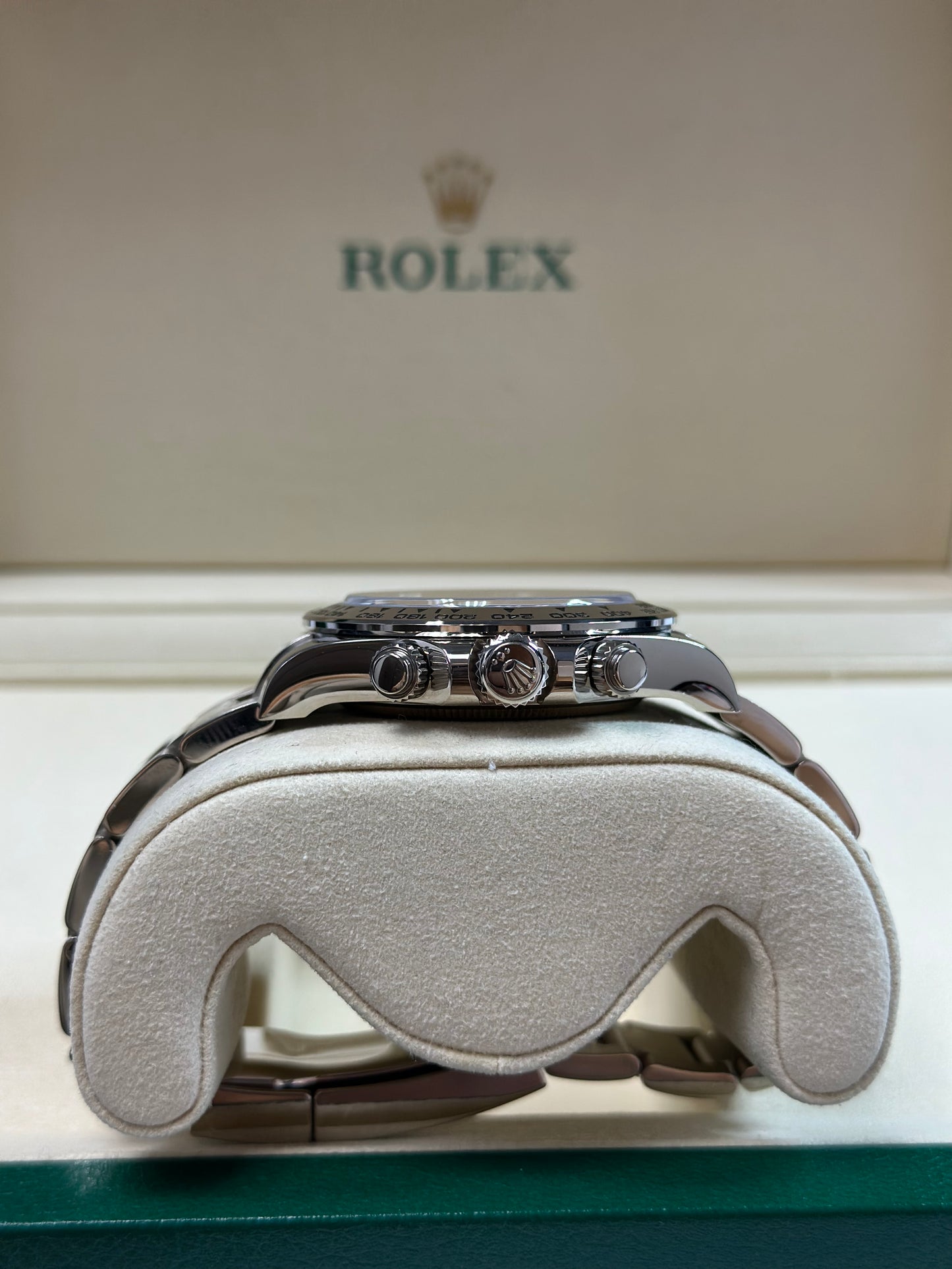 Rolex Daytona Black And Steel Diamond Dial on Oyster 126509 Papers 2024