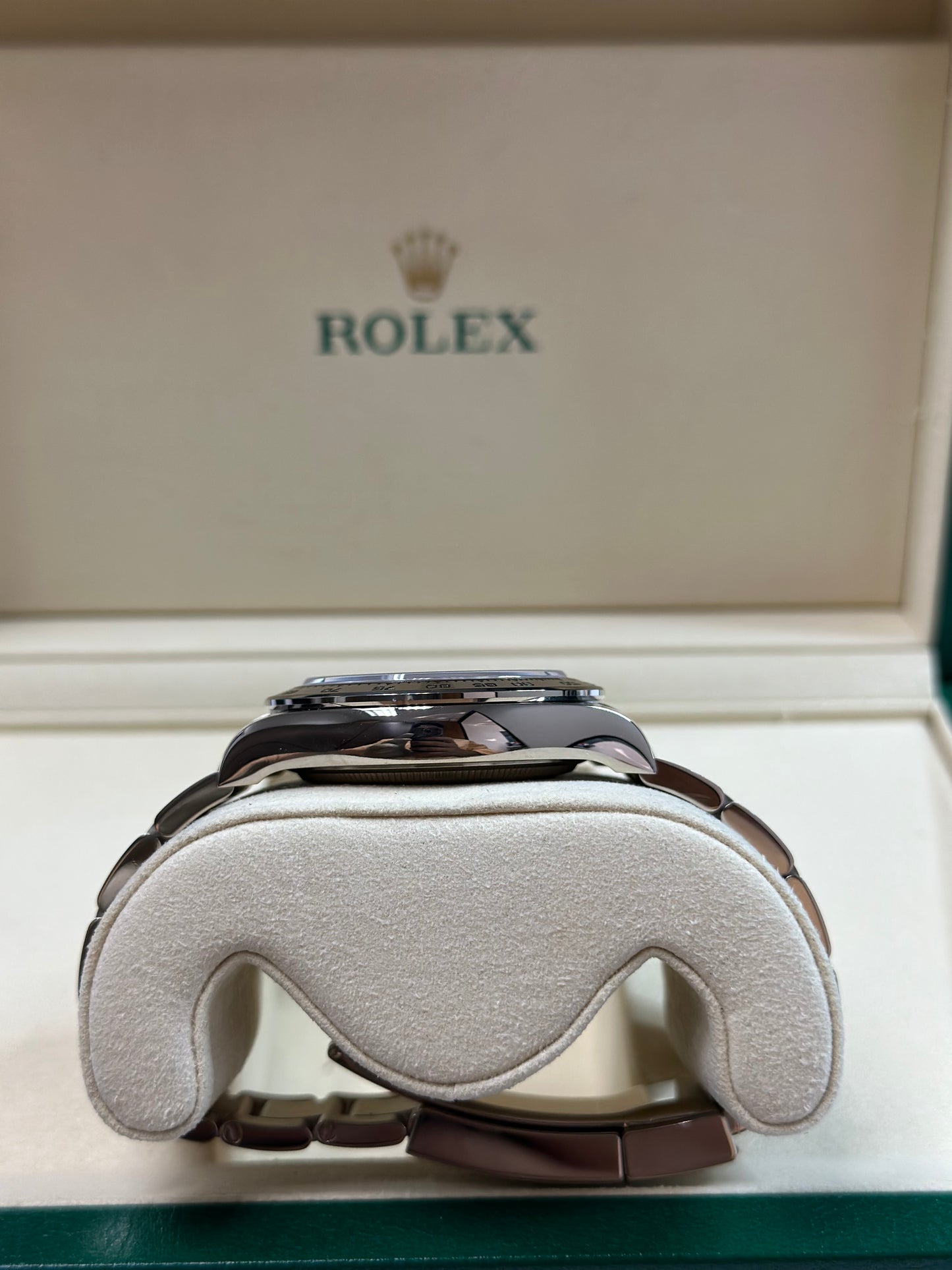 Rolex Daytona Black And Steel Diamond Dial on Oyster 126509 Papers 2024