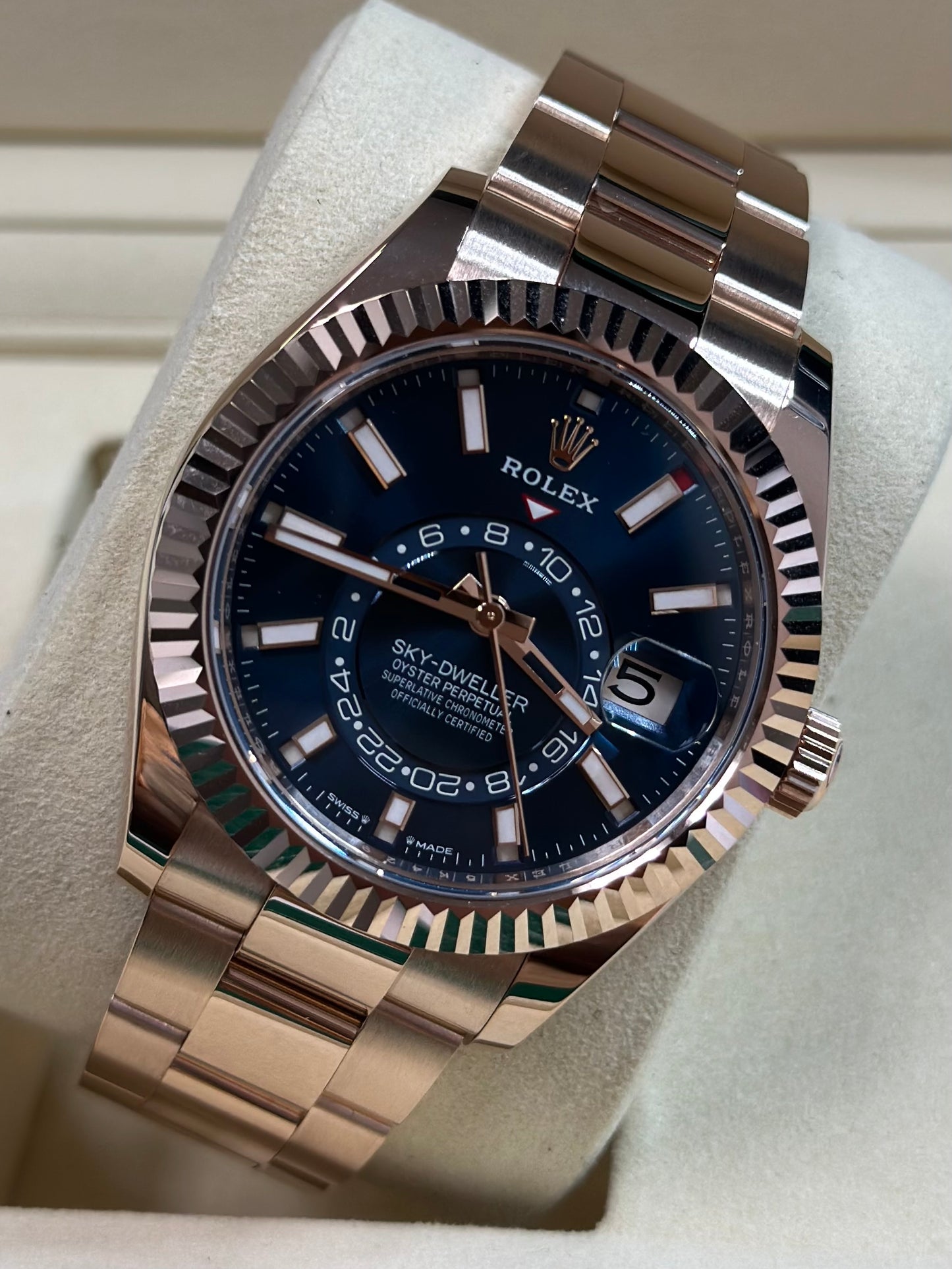 Rolex SkyDweller Blue Dial on Oyster 336935 Papers 2025