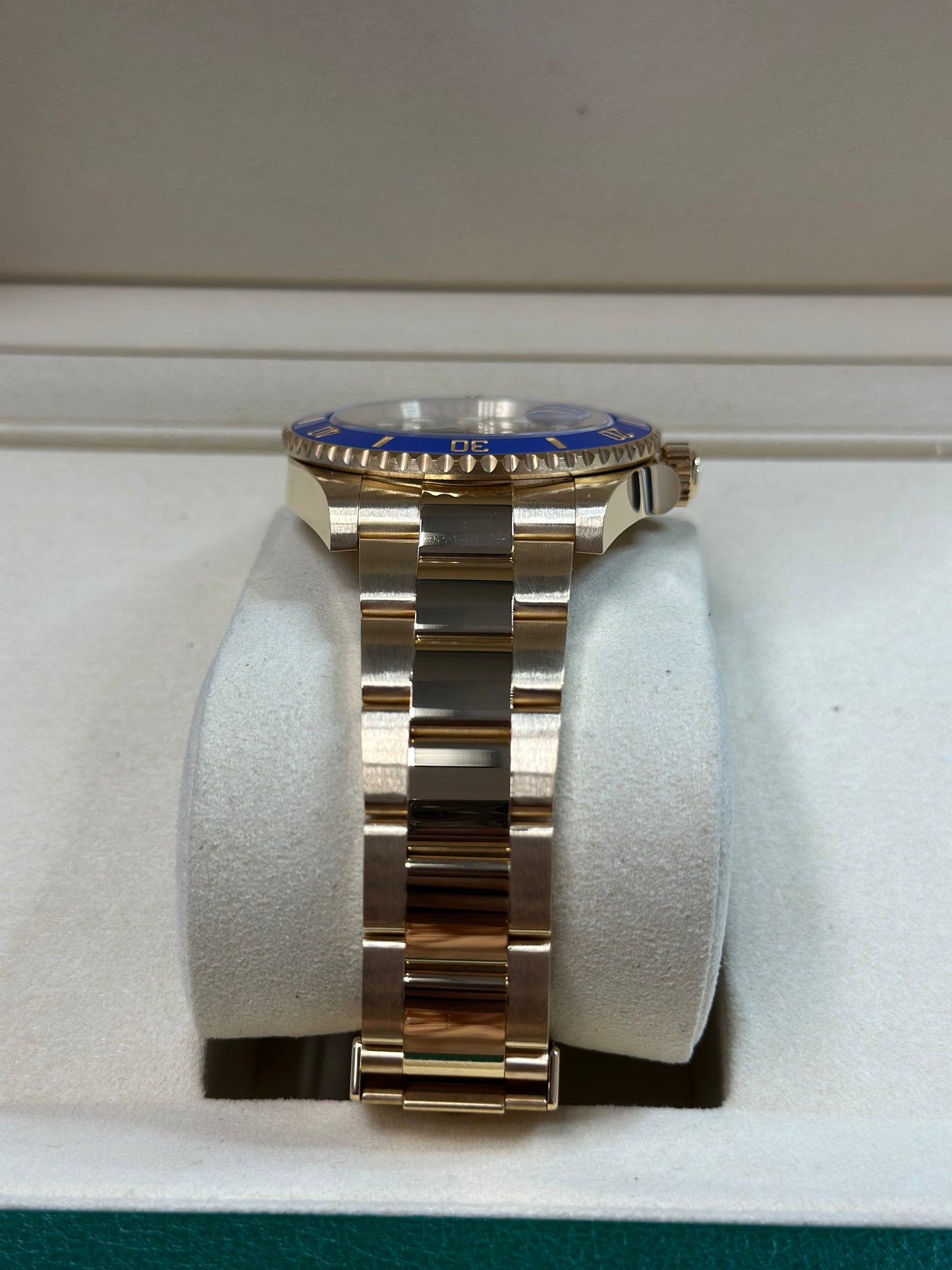 Rolex Submariner Blue Dial on Oyster 126618LB Papers 2022
