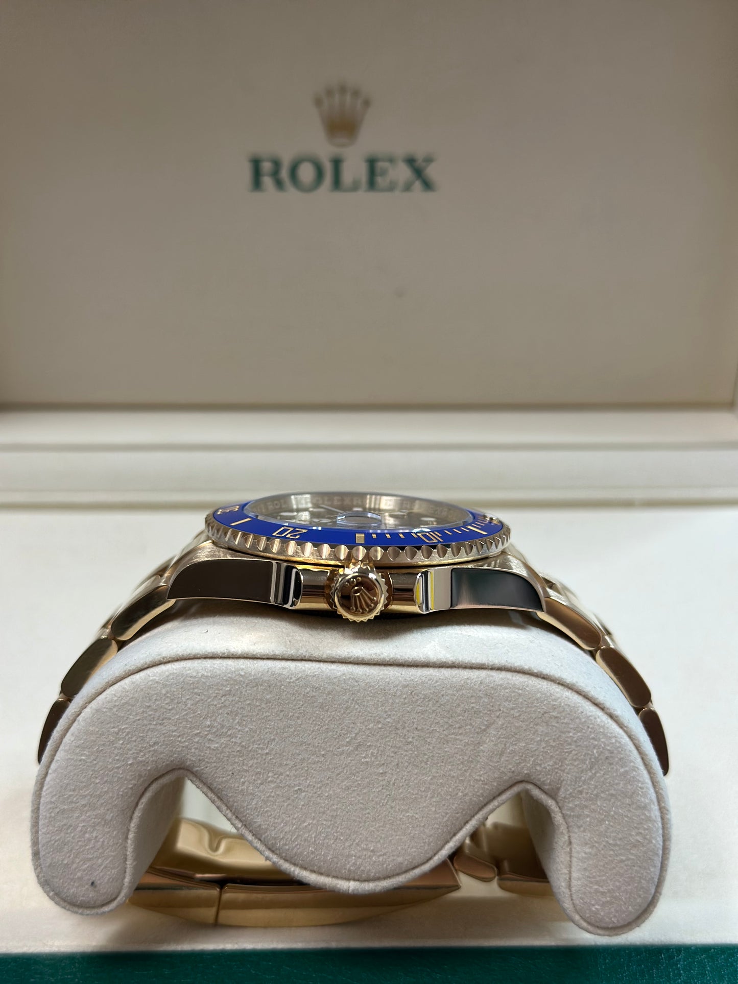 Rolex Submariner Blue Dial on Oyster 126618LB Papers 2022