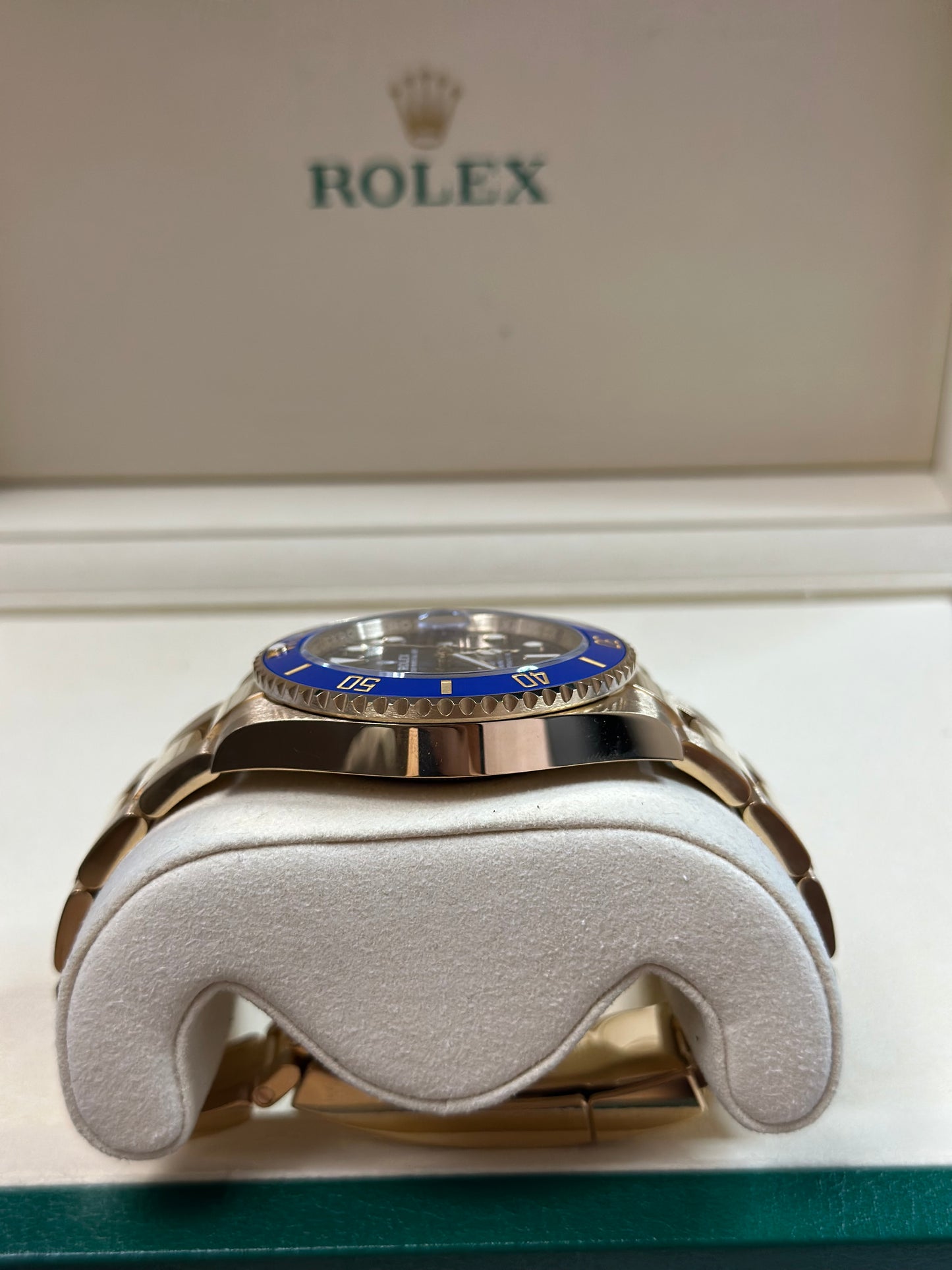 Rolex Submariner Blue Dial on Oyster 126618LB Papers 2022