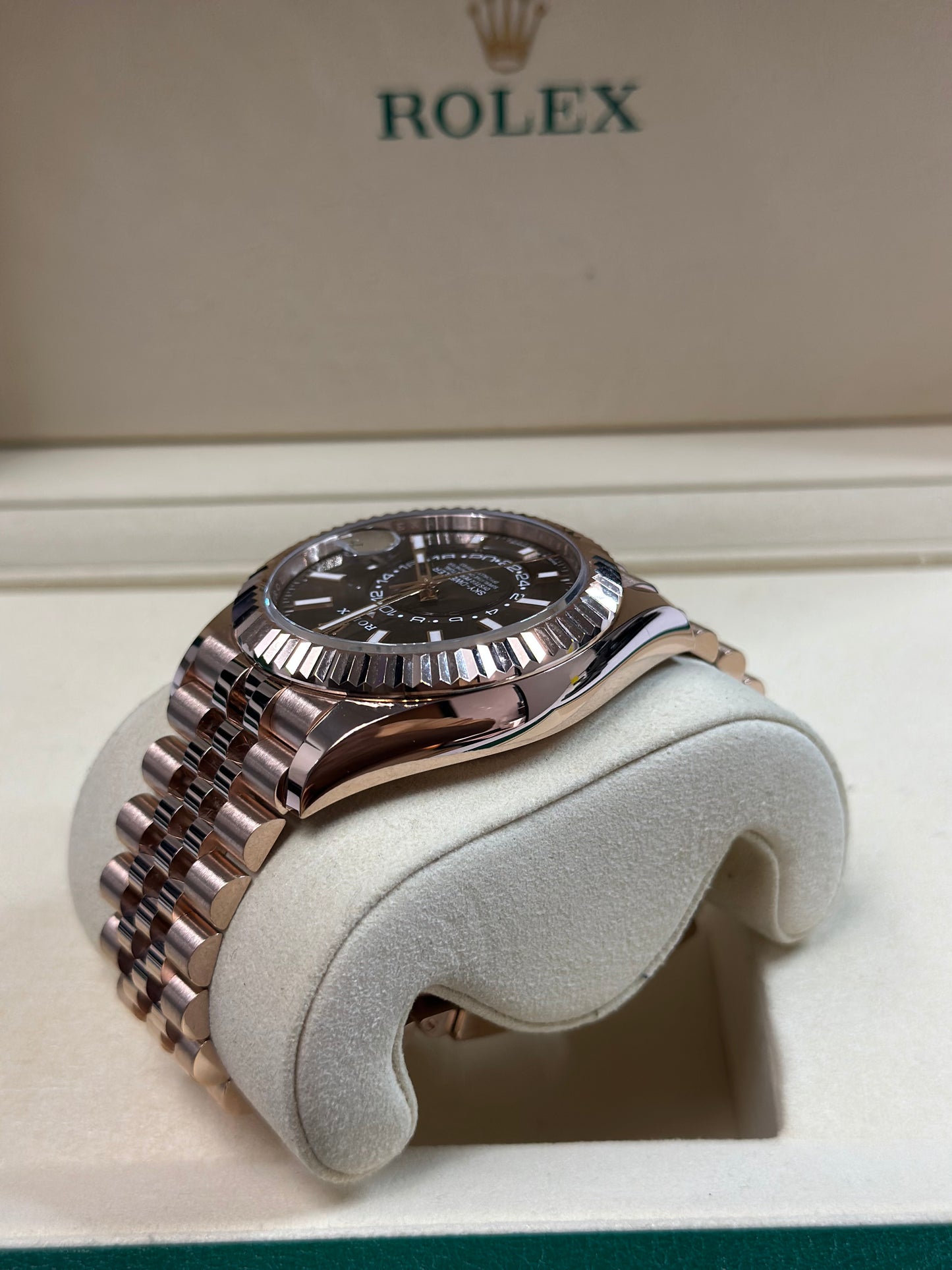 Rolex SkyDweller Chocolate Dial on Jubilee 336935 Card 2025