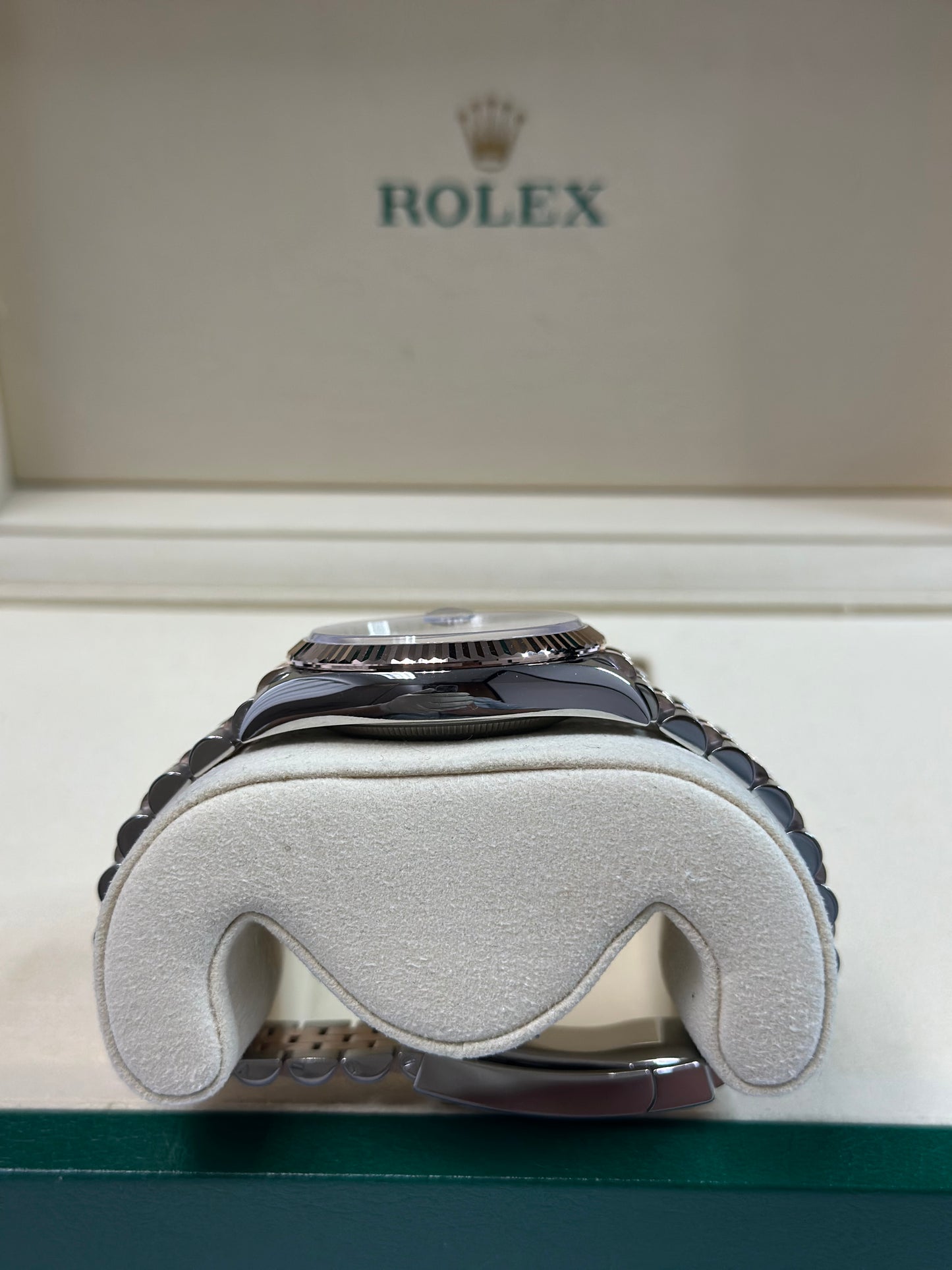 Rolex Datejust 36 NEW Mint Green Roman Dial on Jubilee 126231 Papers 2026