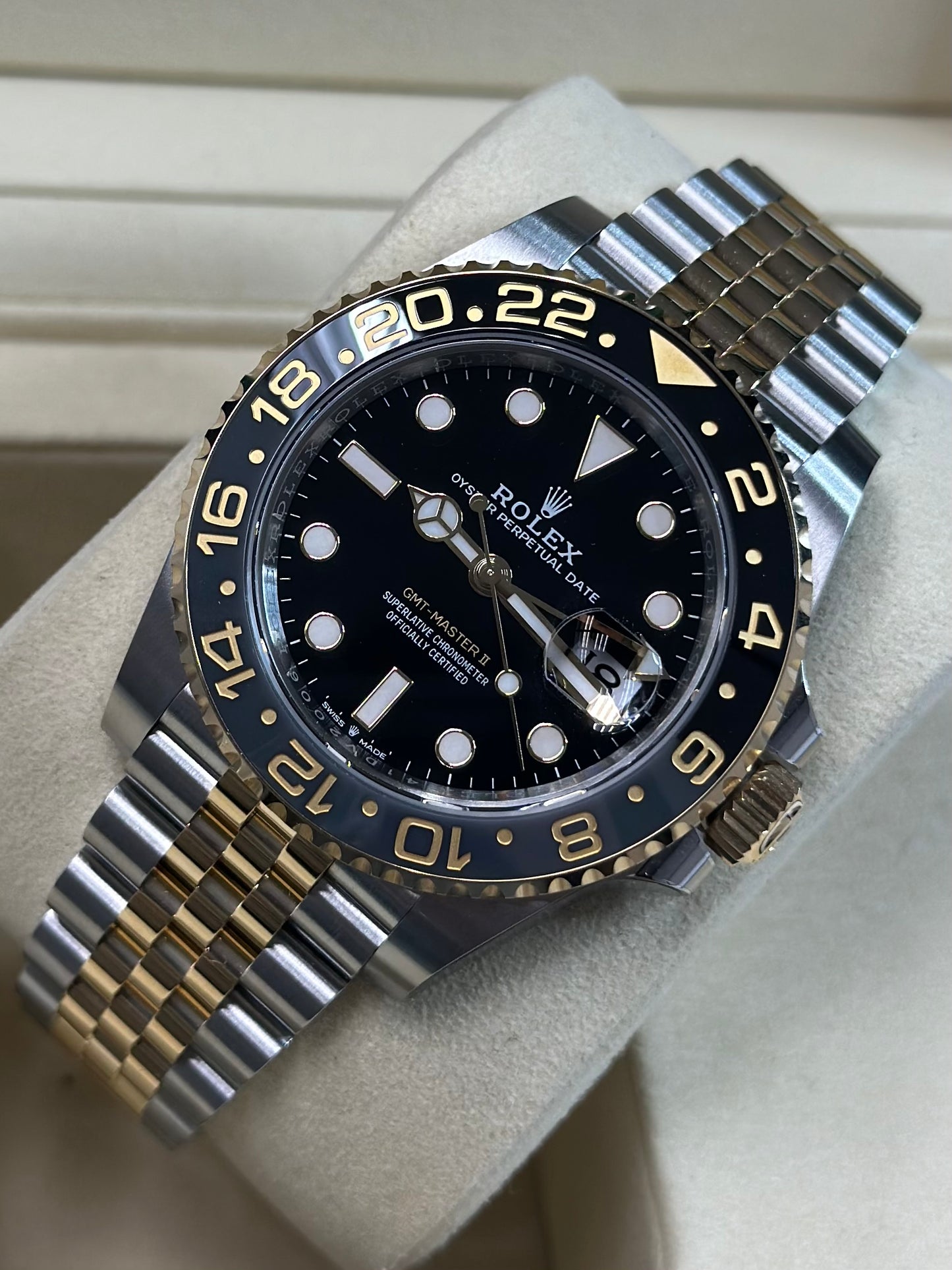Rolex GMT-Master II Black Dial on Jubilee 126713GRNR Papers 2026
