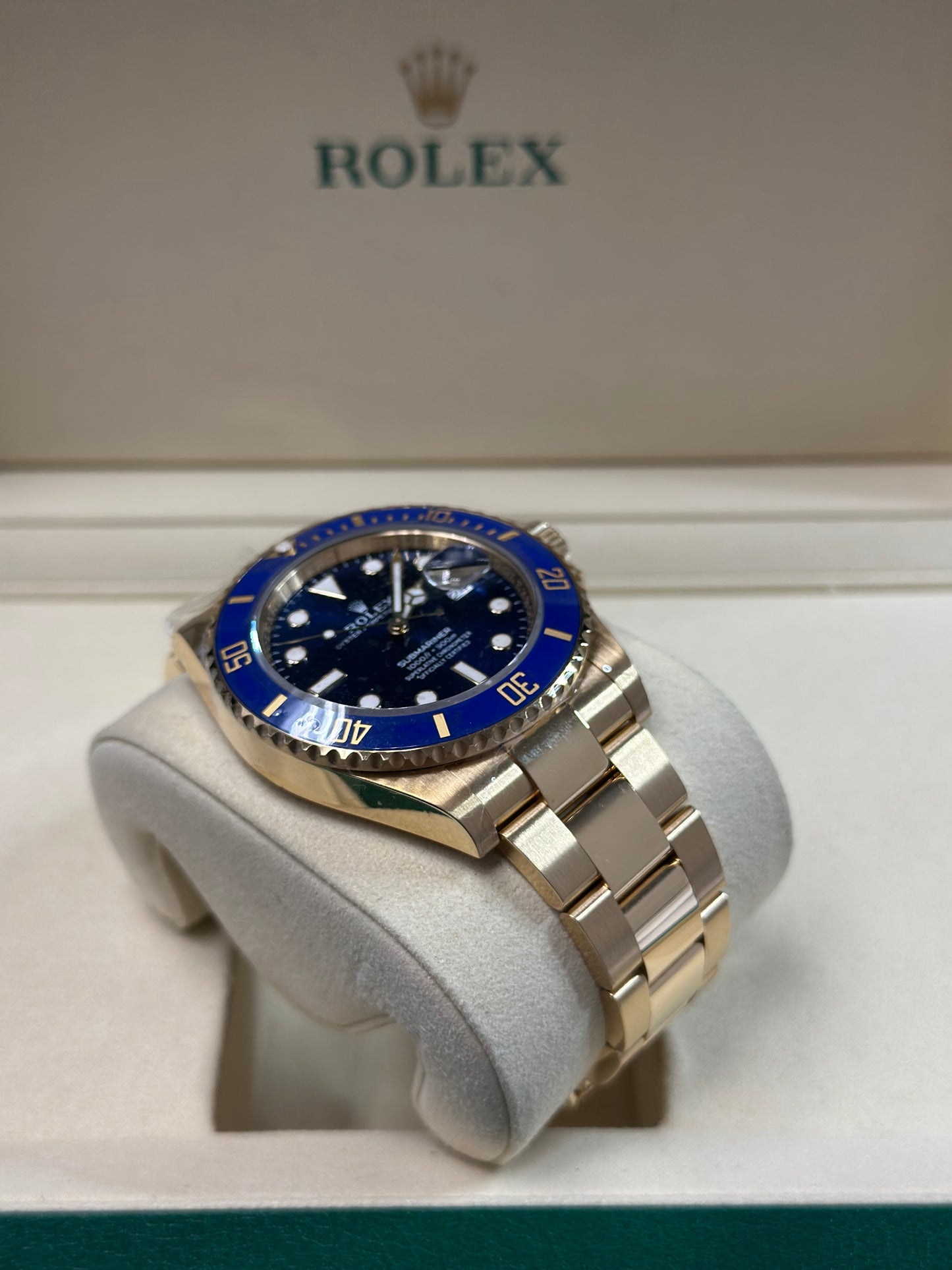 Rolex Submariner Blue Dial on Oyster 126618LB Papers 2025