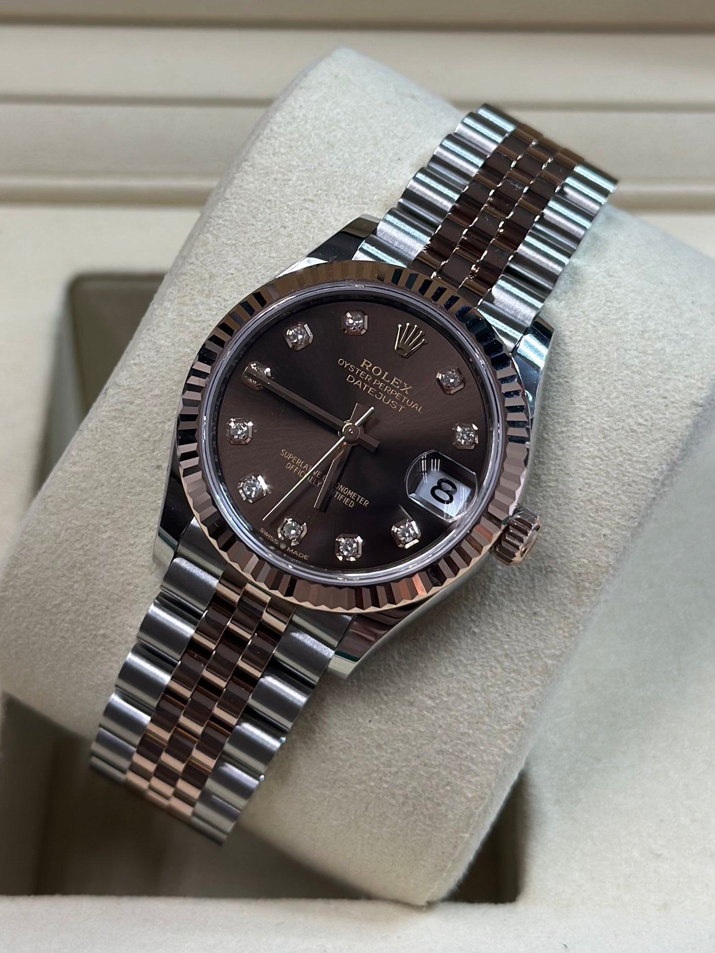 Rolex Datejust 31 Chocolate Diamond Dial on Jubilee 278271 Papers 2026