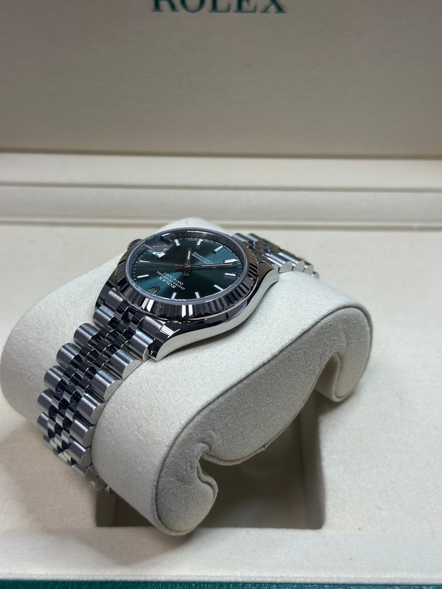 Rolex Datejust 31 Mint Green Index Dial on Jubilee 278274 Papers 2026