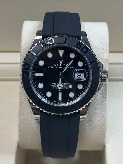 Rolex Yacht-Master 42 Black Dial on Oysterflex 226659 Papers 2020