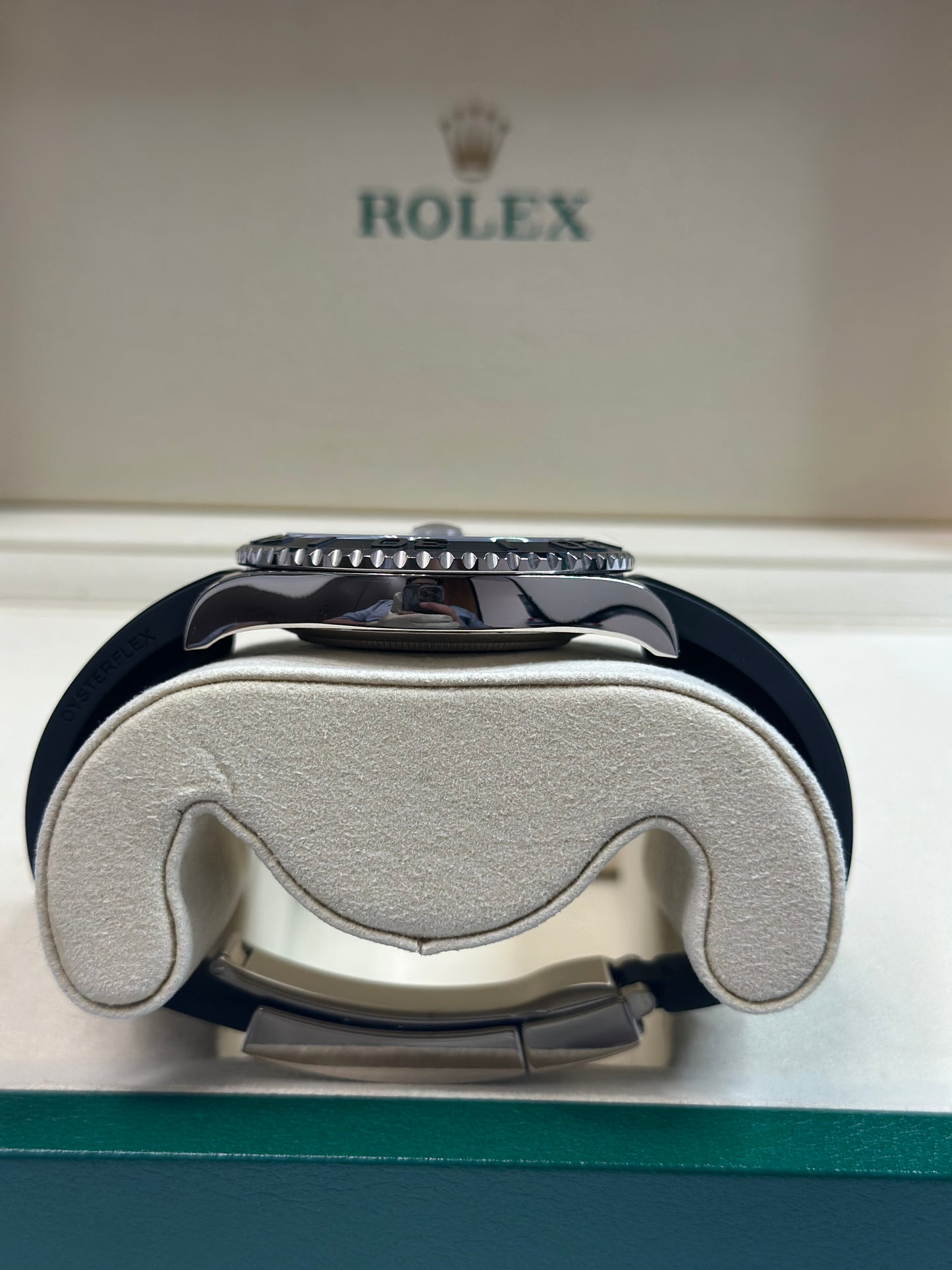 Rolex Yacht-Master 42 Black Dial on Oysterflex 226659 Papers 2020