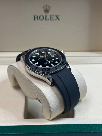 Rolex Yacht-Master 42 Black Dial on Oysterflex 226659 Papers 2020