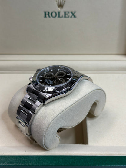 Rolex Daytona Black Dial on Oyster 116520 Papers 2010