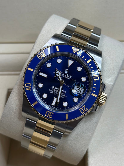 Rolex Submariner Blue Dial on Oyster 126613LB Papers 2025