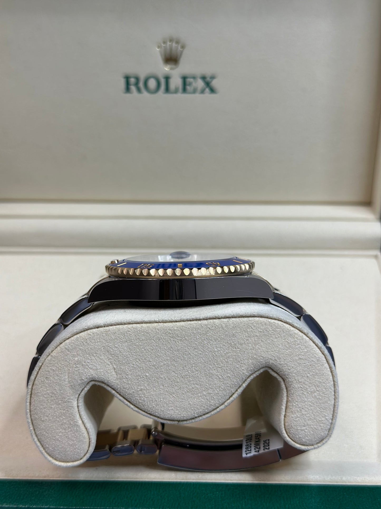 Rolex Submariner Blue Dial on Oyster 126613LB Papers 2025