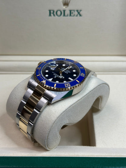 Rolex Submariner Blue Dial on Oyster 126613LB Papers 2025