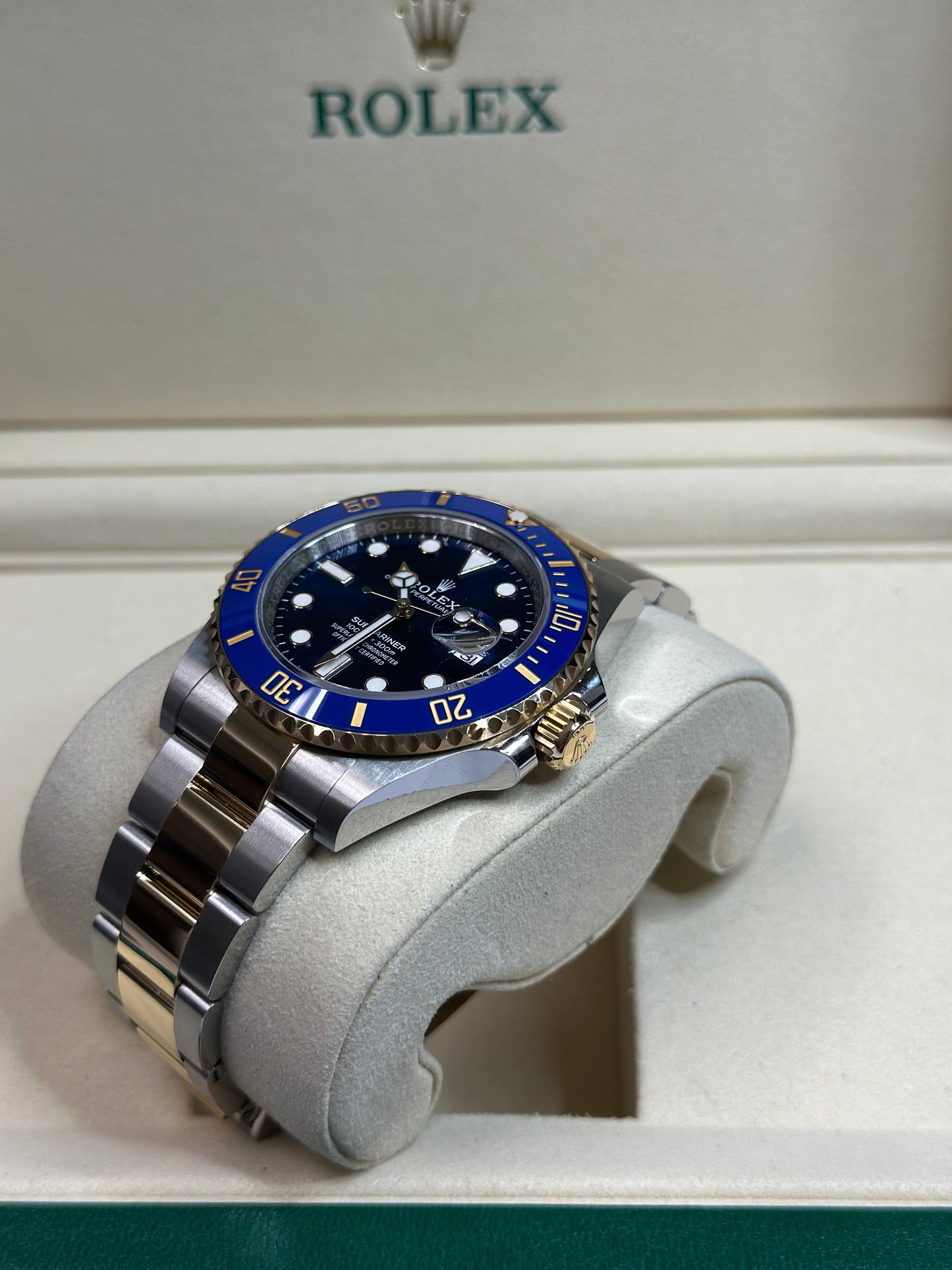 Rolex Submariner Blue Dial on Oyster 126613LB Papers 2025