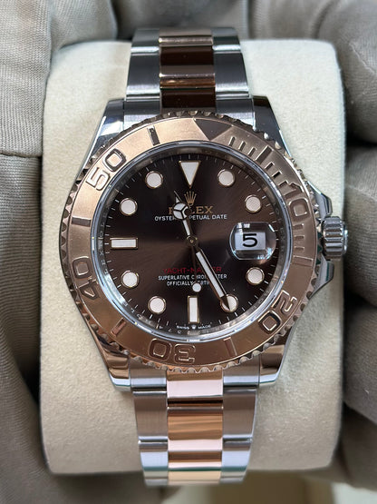Rolex Yacht-Master Chocolate Dial on Oyster 126621 Papers 2022