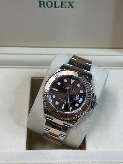 Rolex Yacht-Master Chocolate Dial on Oyster 126621 Papers 2022