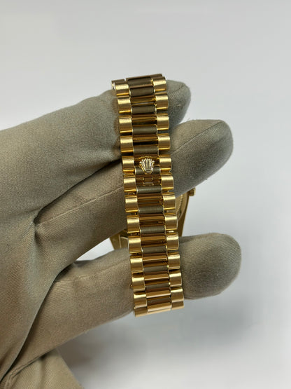 Rolex Day-Date 36 Champagne Jubilee Diamond Dial on President 118348 Papers 2008